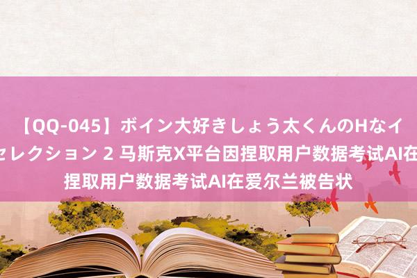 【QQ-045】ボイン大好きしょう太くんのHなイタズラ BESTセレクション 2 马斯克X平台因捏取用户数据考试AI在爱尔兰被告状