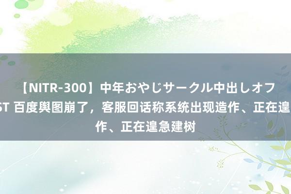 【NITR-300】中年おやじサークル中出しオフ会 BEST 百度舆图崩了，客服回话称系统出现造作、正在遑急建树