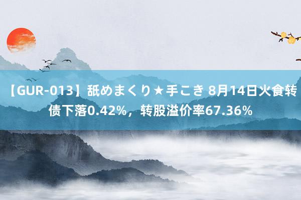 【GUR-013】舐めまくり★手こき 8月14日火食转债下落0.42%，转股溢价率67.36%