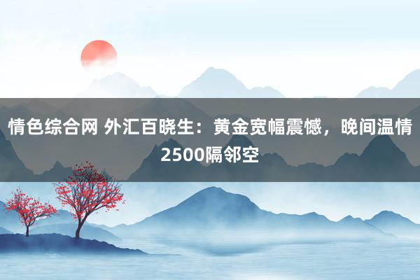 情色综合网 外汇百晓生：黄金宽幅震憾，晚间温情2500隔邻空