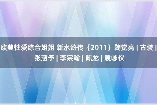 欧美性爱综合姐姐 新水浒传（2011）鞠觉亮 | 古装 | 张涵予 | 李宗翰 | 陈龙 | 袁咏仪